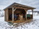 Weideunterstand Pferde – Winterfest gestalten (KI)